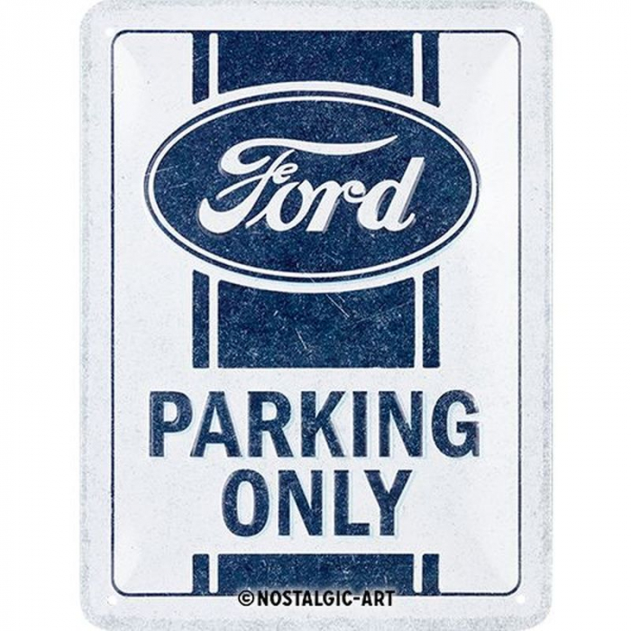 Blechschild Ford Logo Parking 1